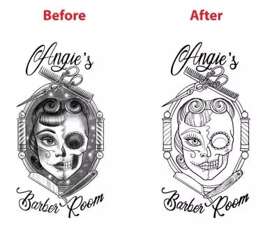 Angie's-Shop vector art